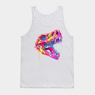 dinosaur skull Tank Top